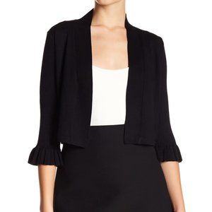 Premise Studio Ruffle Sleeve Knit Cardigan